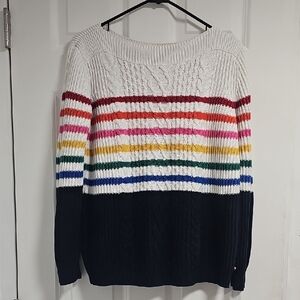 Tommy Hilfiger Multicolor Striped Sweater